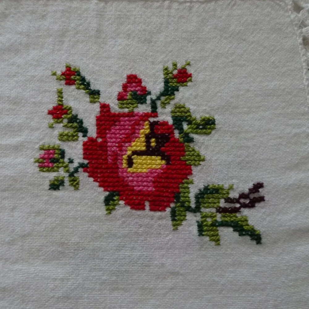 Vintage Handmade Tablecloth 76